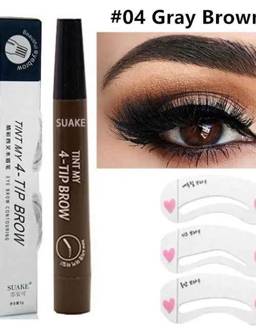 Load image into Gallery viewer, 3D 5 Color Waterproof Natural Eyebrow Pencil
