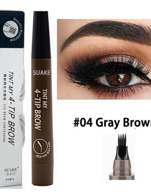 Load image into Gallery viewer, 3D 5 Color Waterproof Natural Eyebrow Pencil
