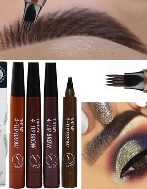 Load image into Gallery viewer, 3D 5 Color Waterproof Natural Eyebrow Pencil
