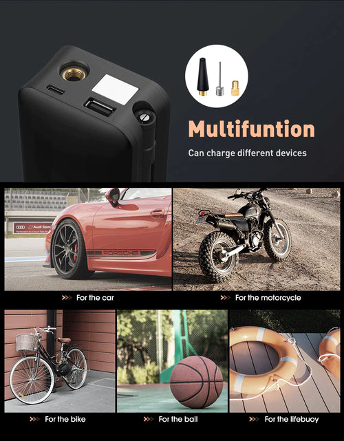 Load image into Gallery viewer, Portable Electric Tire Inflator
